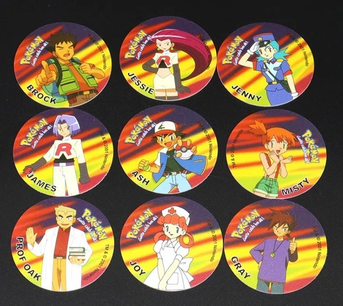Colección Completa De Tazos Pokemon Retro