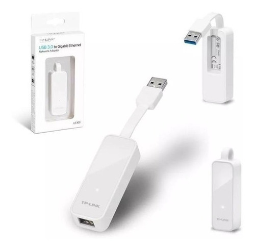 Imagen 1 de 5 de Adaptador Red Usb 3.0 Tp-link Ue300 Rj45 Gigabit Ethernet