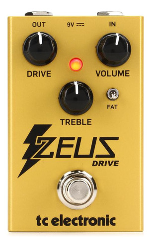 Tc Electronic Zeus Drive Overdrive Pedal Para Guitarra