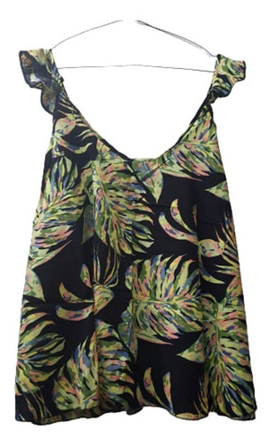 Blusa- Musculosa De Fibrana Poplin,estampada, T.1 A 6