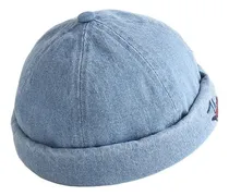 Comprar Gorro De Lana Sin Borde De Moda De Mezclilla Gorro De Lana
