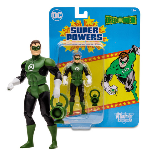 Mcfarlane Super Powers Dc - Linterna Verde 4.5 Pulgadas