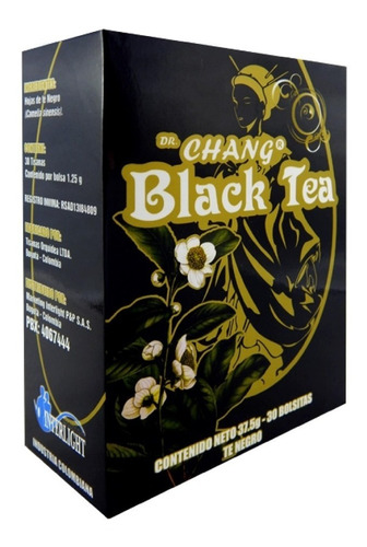 Te Negro Chang X30g 30 Bolsitas - g a $960