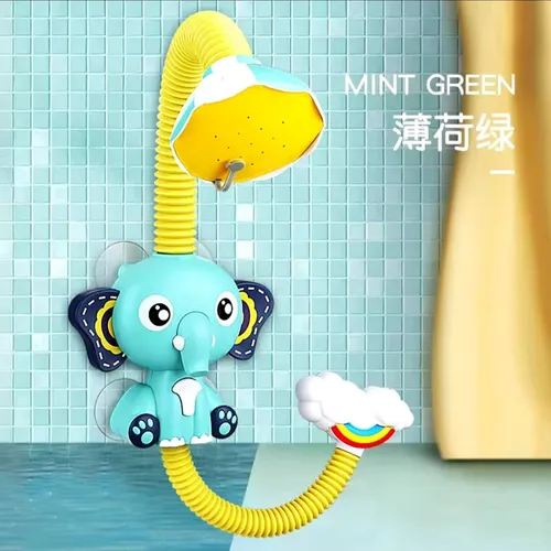 Ducha Eléctrica Para Bañera De Bebe Diseño De Elefante