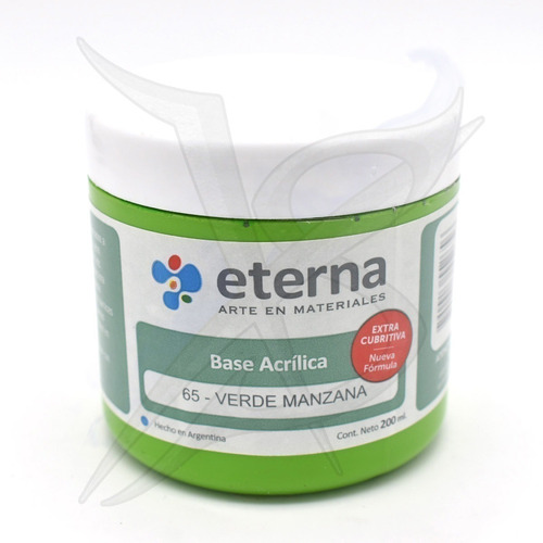 Base Acrilica - Eterna 200 Cc Verde Manzana - Xion Store