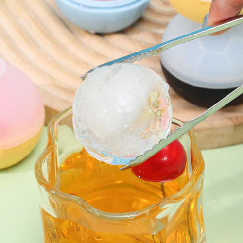 Molde Redondo De Silicona Para Cubos De Hielo, Diseño De Fút