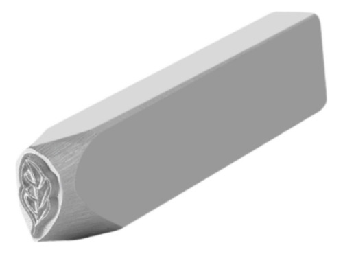Sello De Metal Para Joyería, Sello Artístico Hoja Derecha