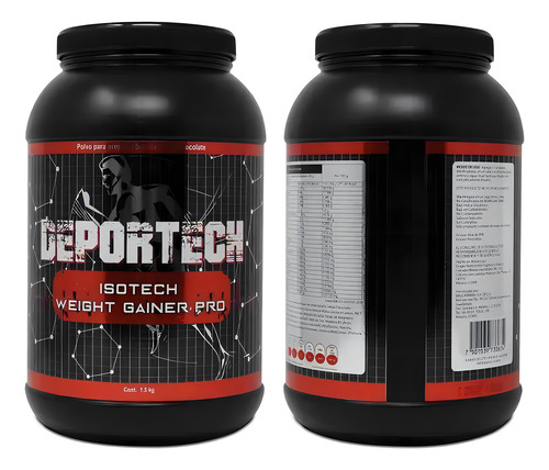 Proteina Deportech Chocolate C/25 Cargas Por Bote De 1.5 Kg