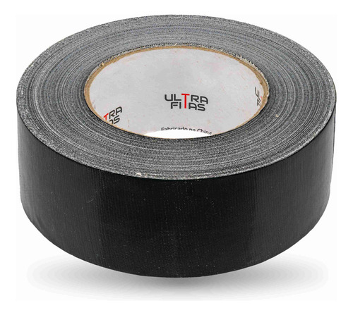 Fita Silver Tape Ar Condicionado Multiuso Vedação 50 Metros Cor Preto Preto