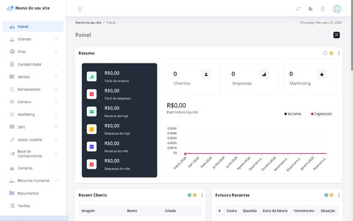 Sistema Para Contabilidade Empresarial Com Insights
