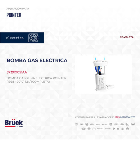 Imagen 3 de 5 de Bomba Gasolina Pointer Completa Nueva Bruck-germany