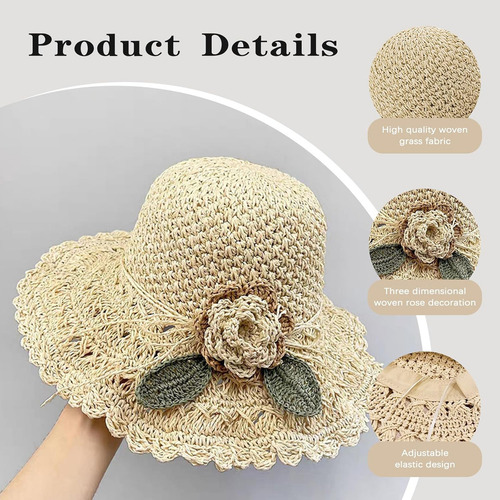 Sombreros De Paja For Mujer, Sombreros De Playa, Protección