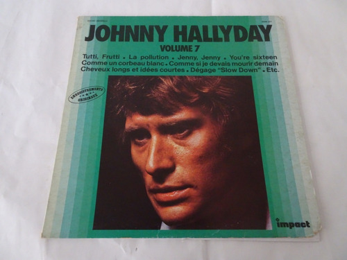 Johnny Hallyday - Vol 7 - Vinilo Francia