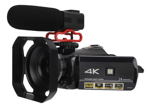 Videocámara Con Cámara Dv 4k 24 Mp Ultra Hd 3.0 Pulgadas Ips