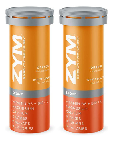 Zym Sport Electrolitos Efervescentes Tabletas - Complemento 