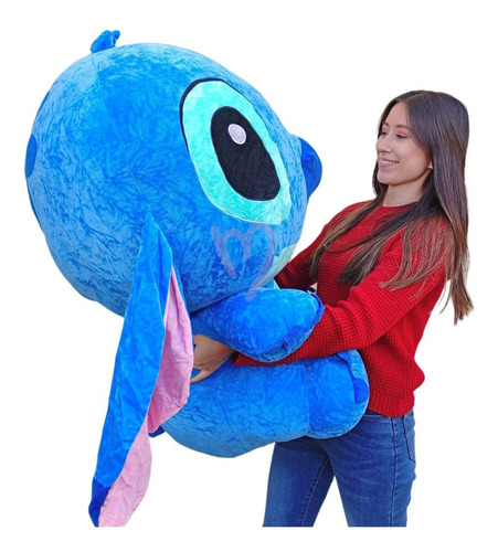 Imagen 2 de 2 de Peluche Stitch Bebe Gigante Cabezon 100cm