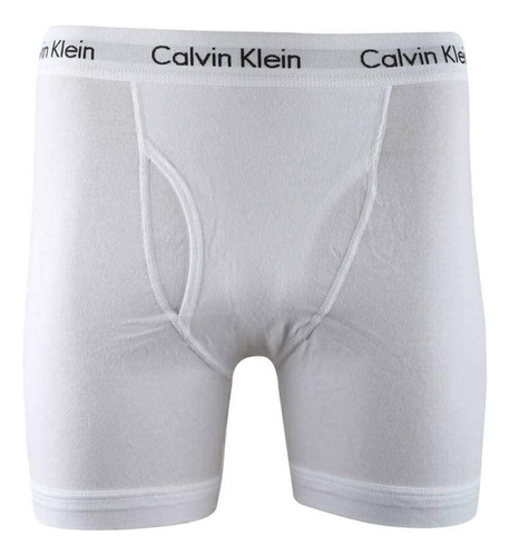 Calzoncillos Tipo Bóxer Calvin Klein De Algodón Elástico Par