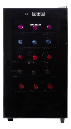 Cava Coolbrand JC-48G Black para 18 botellas 220V negra