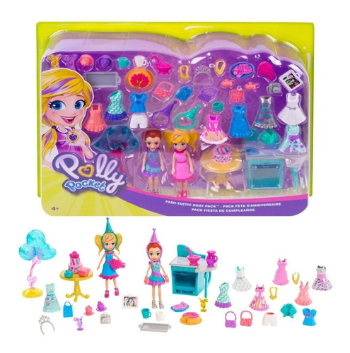 Polly Pocket Fiesta De Cumpleaños Gdm21 Mattel