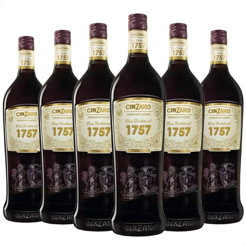Cinzano Vermouth Rosso 1757 Aperitivo Italiano X6 01almacen