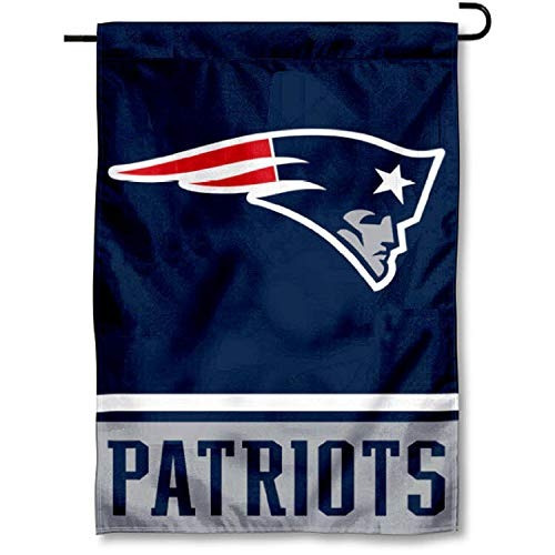 Bandera De Jardín Doble Lado Wincraft New England Patriots