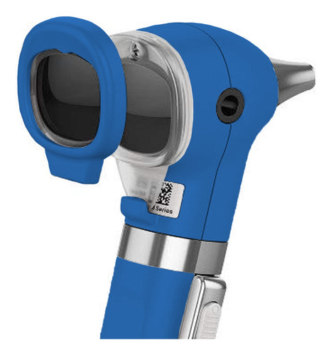 Estuche De Diagnostico De Otoscopio + Oftalmoscopio Azul