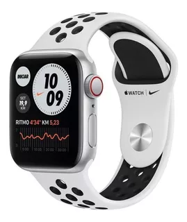 Apple Watch Nike Se Gps+cellular 40mm Prata Novo Lacrado