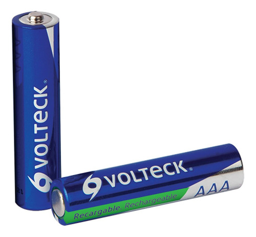 Pack 2 Pilas Recargable Aaa Voltech 1000mah Ni/mh Calidad!