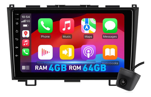 Stereo 4+64g Carplay For Honda/crv/cr-v 2006-2011 Gps Rds