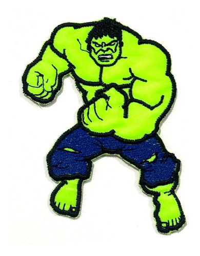 Parche Aplique Bordado P/pegar Hulk Art 085 8,5 Cm De Alto