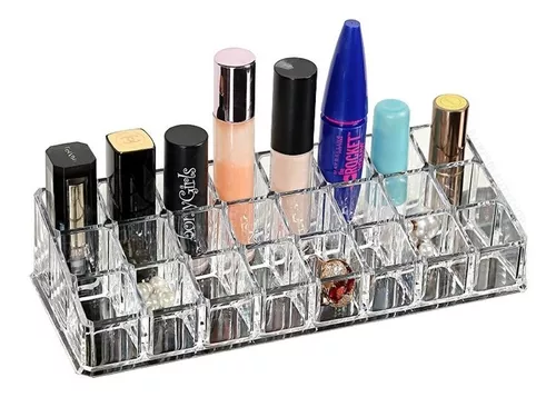 Organizador de acrílico para 24 labiales