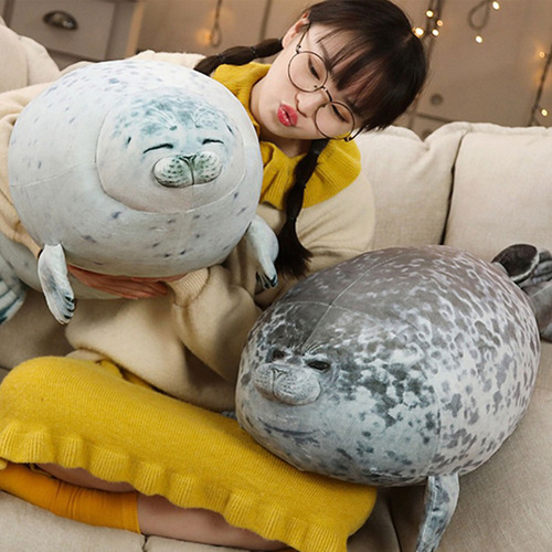 // -almohada De Foca Chubby Blob Lindo Juguete De Peluche /