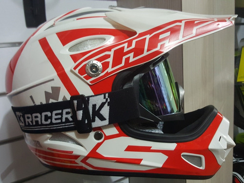 Casco Shaft Con Gafas Reglamentario Envio Gratis