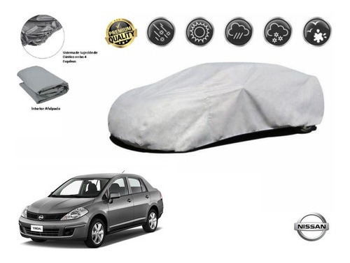 Funda Car Cover Afelpada Premium Nissan Tiida 1.8l 2014