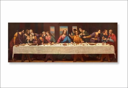 Cuadro Ultima Cena Da Vinci/decoracion/canva 60x40