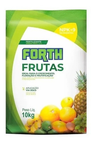 Imagem 1 de 4 de Fertilizante Adubo Forth Frutas Farelado - 10kg + Brinde
