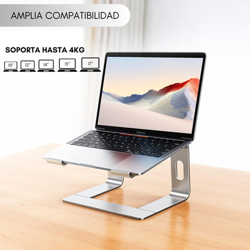Soporte Base Aluminio Para Mac Macbook Notebook 10 - 17