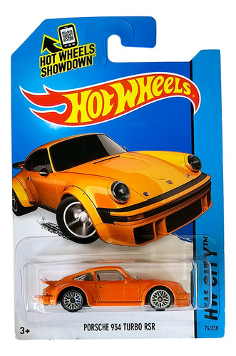 Hot Wheels 2014 Porsche 934 Turbo Rsr Naranja 74/250 Naranja