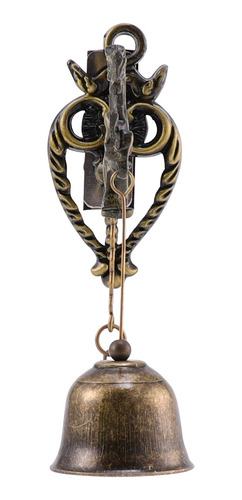 Imagen 1 de 8 de Timbre Colgante Vintage, Timbre De Casa Magnético Fundido