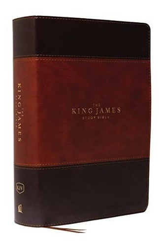 Book : Kjv, The King James Study Bible, Leathersoft, Brown,