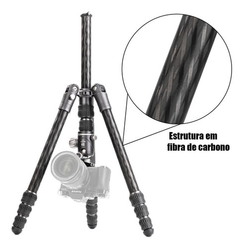 Tripé Benro Fbat24c Fibra De Carbono Com Cabeça Vx25 - 15kg