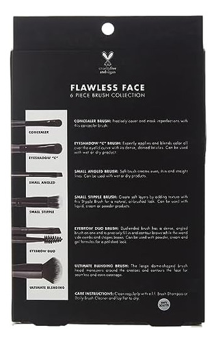 Elf Kit Facial Impecable, Colección De Brochas De 6 Piezas