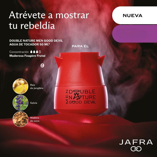 Double Nature Men Good Devil Rojo Diablito Hombre 50 Ml