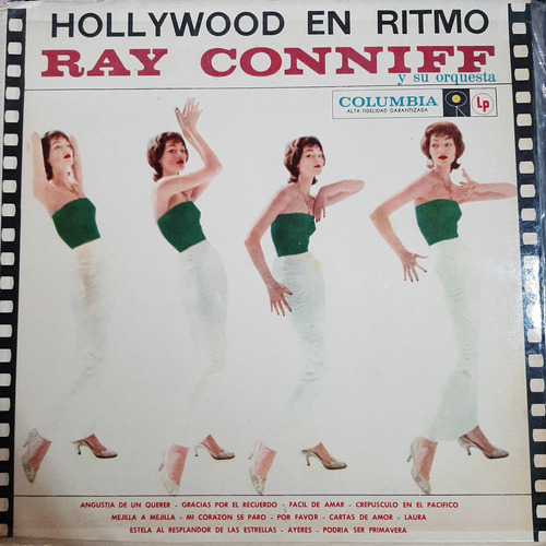Vinilo Ray Conniff Hollywood En Ritmo O3