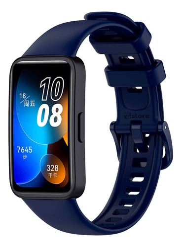 Correa Compatible Con Huawei Band 8 Azul Oscuro