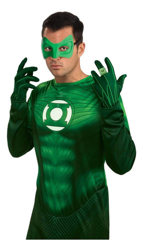 Rubies Disfraz Green Lantern Guantes Para Adultos, Verde, Ta