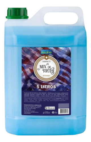 Sabonete Líquido Mix De Frutas Corpo 5l - Deoline