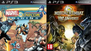 Marvel Vs Capcom Origins + Mortal Kombat Vs Dc Universe Ps3