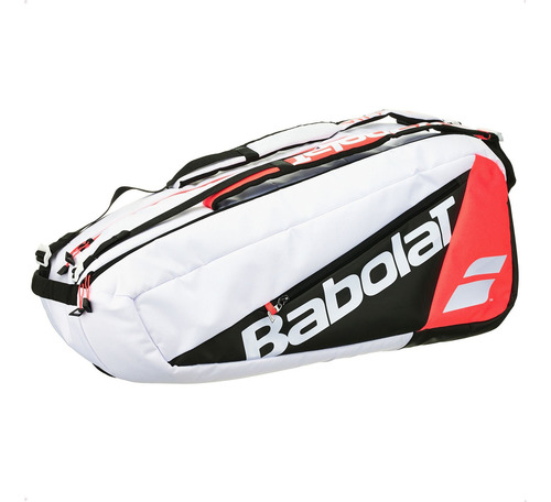 Raqueteira Babolat Pure Strike X12 Branca E Vermelha