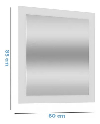 Mueble de baño provenzal con encimera completa, color blanco
